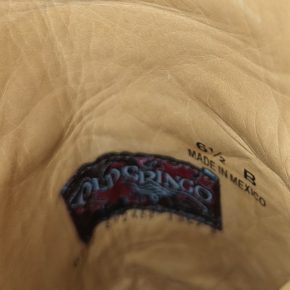 NEW Old Gringo Iron Eagle Black Distressed Riveted Biker Boots size 6.5 - Picture 13 of 13